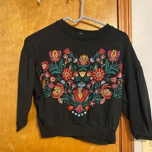 Crop sweater